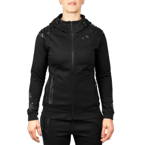 Sudadera Venum Laser- Para Mujer - Negro/Negro - Exclusividad