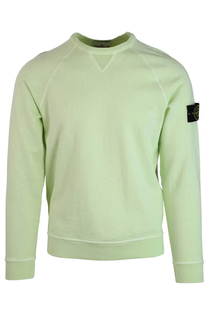 Sudadera verde claro con parche