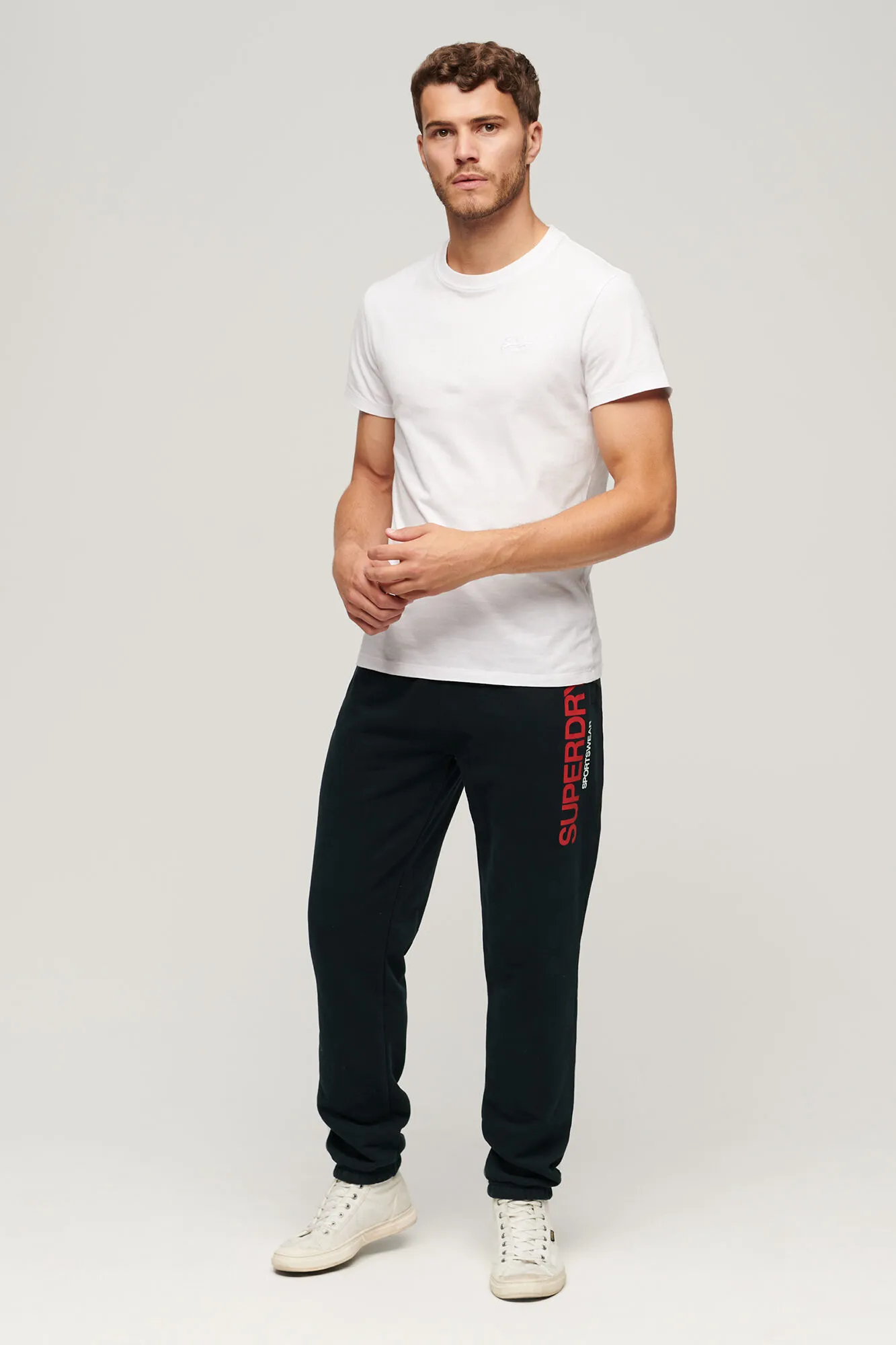 Superdry Joggers de corte cónico con logotipo Sportswear