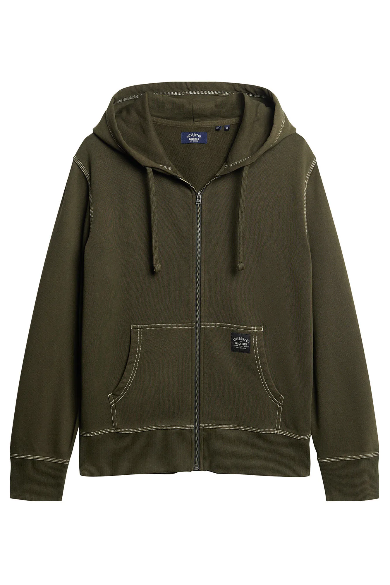 Superdry Sudadera holgada con capucha y cremallera