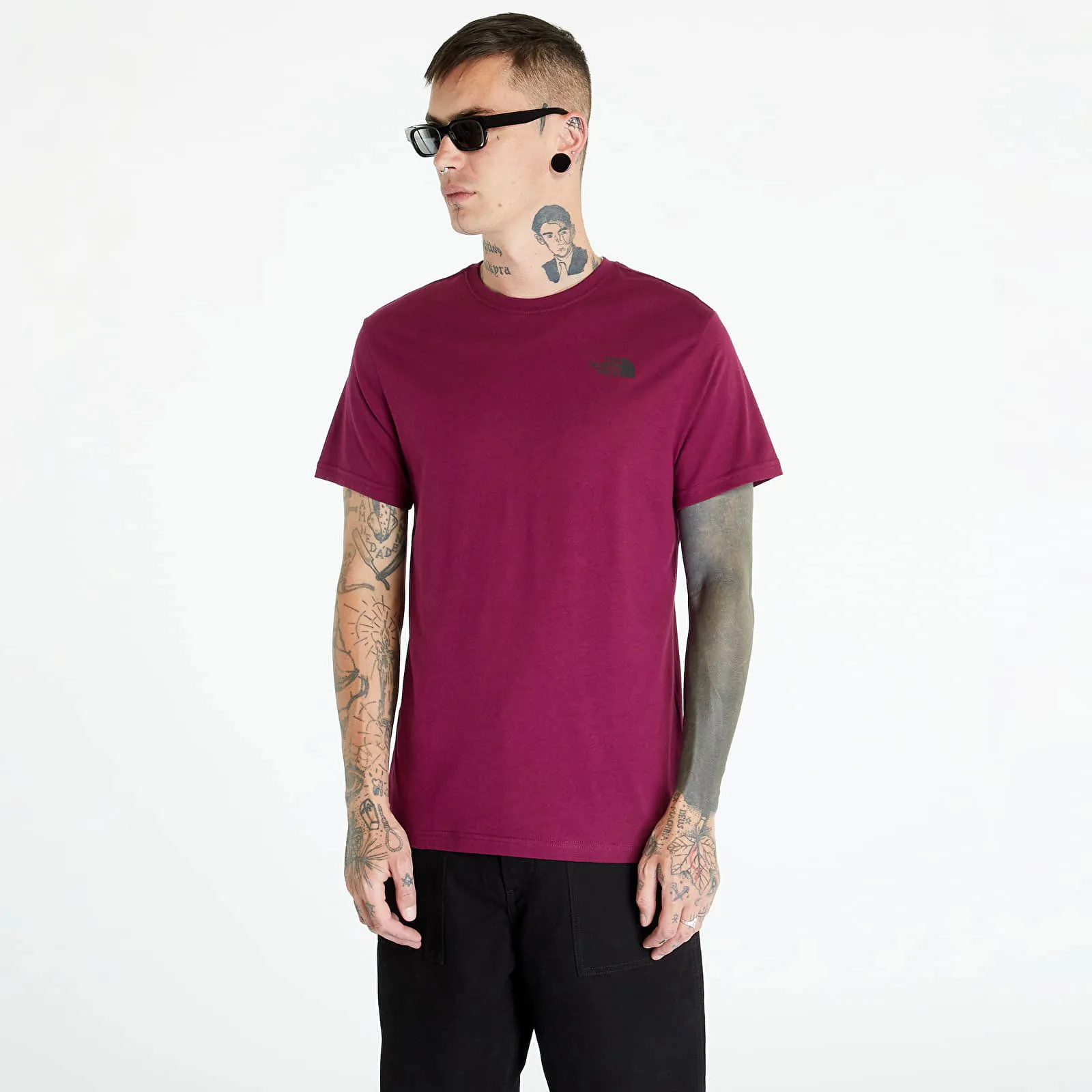 The North Face S/S Red Box Tee Boysenberry