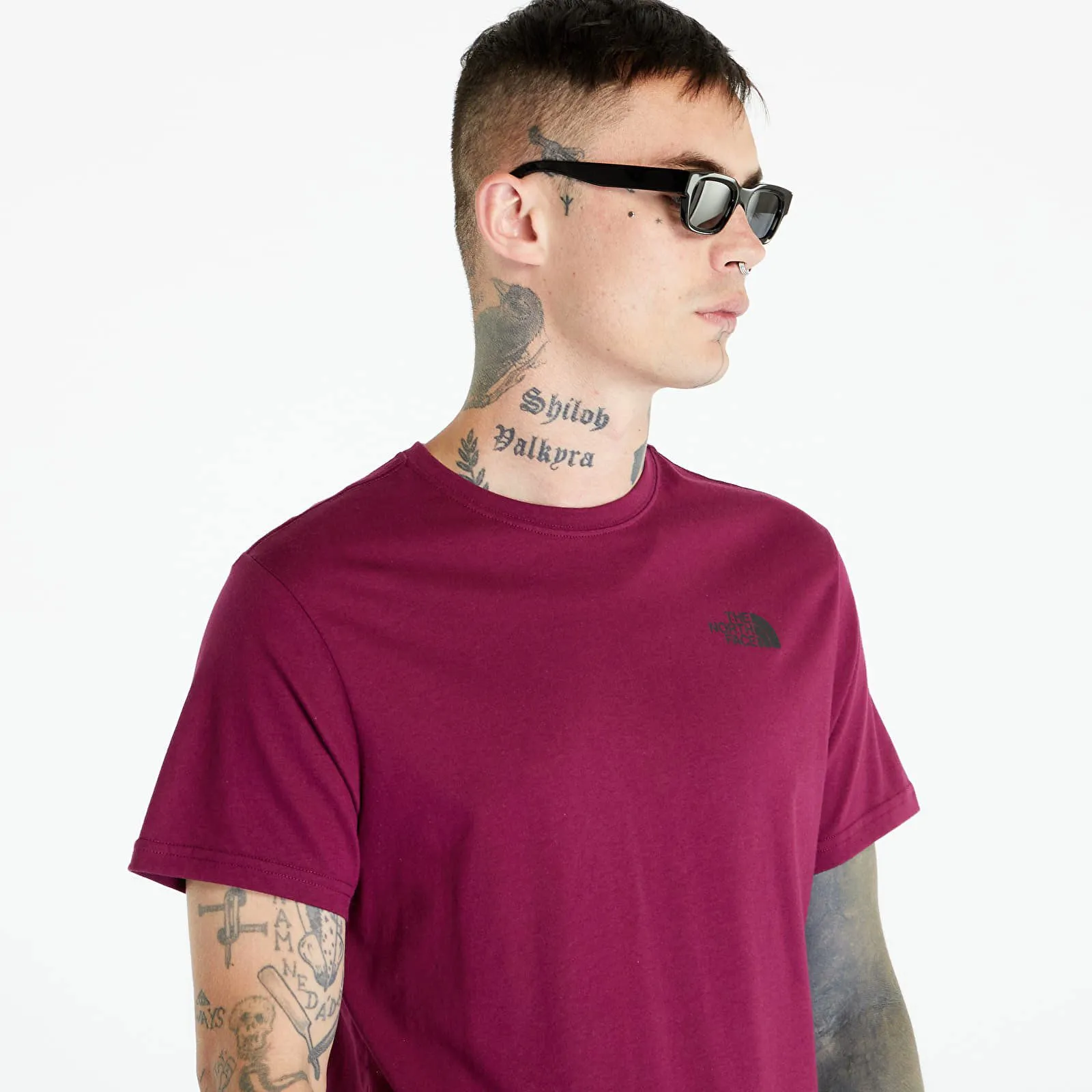 The North Face S/S Red Box Tee Boysenberry