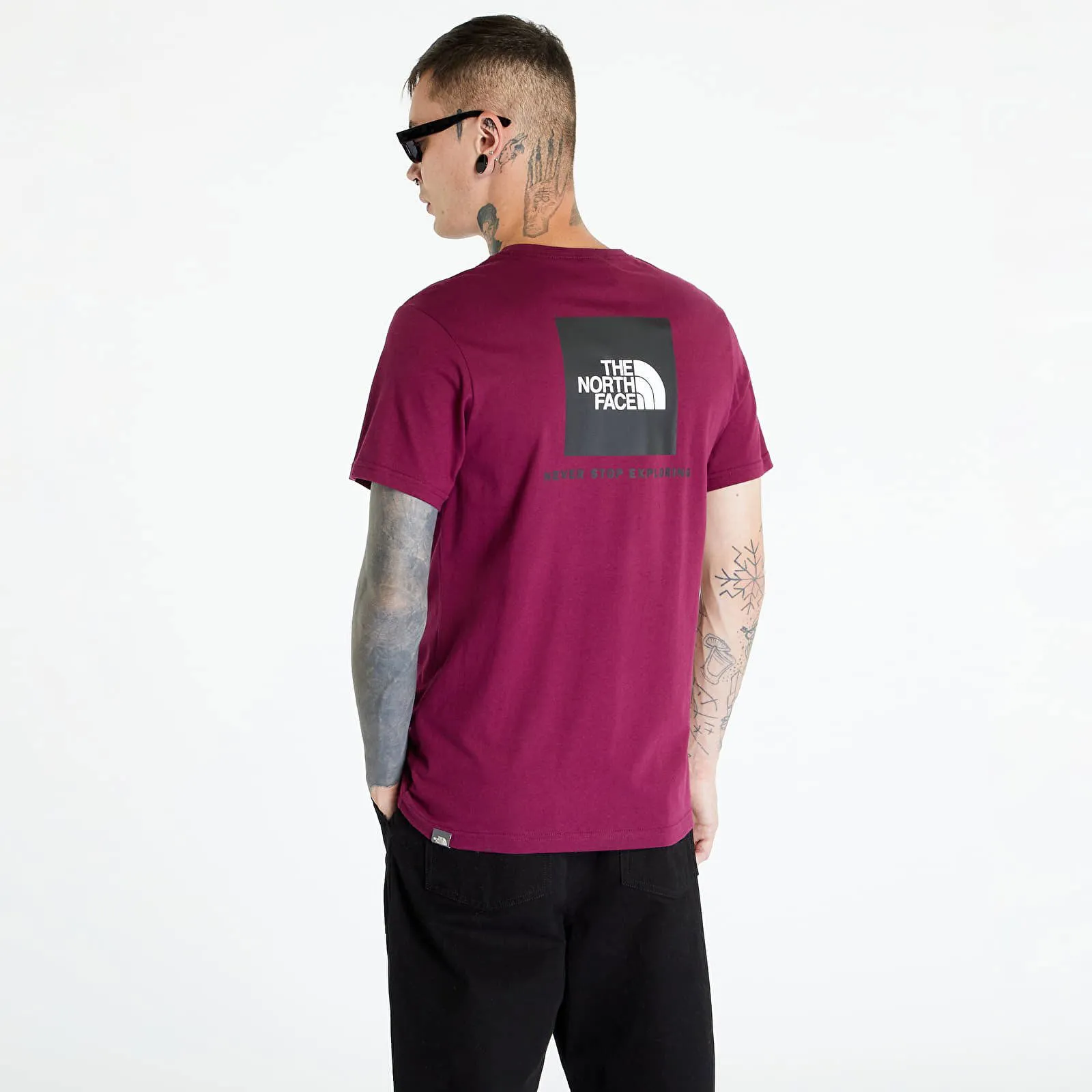 The North Face S/S Red Box Tee Boysenberry