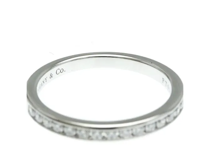 Tiffany & Co Anillo de media eternidad con engaste channel Tiffany Plata 