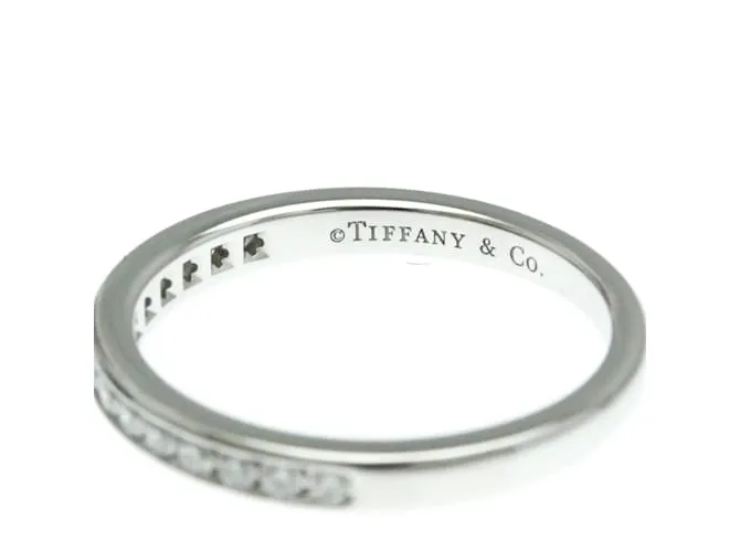 Tiffany & Co Anillo de media eternidad con engaste channel Tiffany Plata 