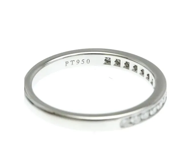 Tiffany & Co Anillo de media eternidad con engaste channel Tiffany Plata 