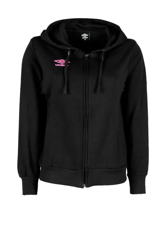 Umbro Sudadera de mujer con capucha y cremallera