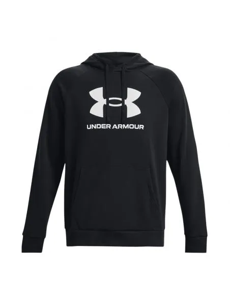 UNDER ARMOUR Sudadera Rival Fleece Logo Hombre Black/White