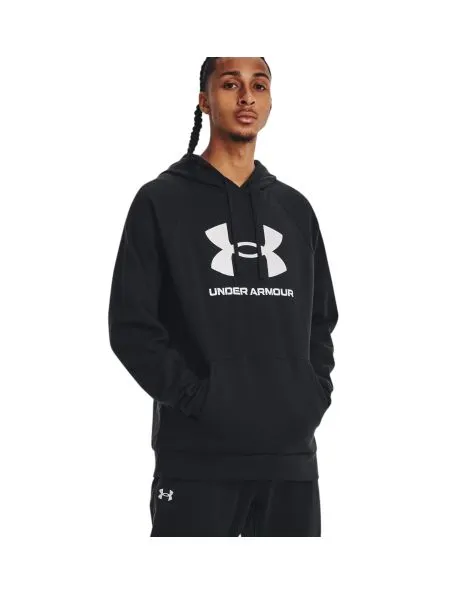 UNDER ARMOUR Sudadera Rival Fleece Logo Hombre Black/White