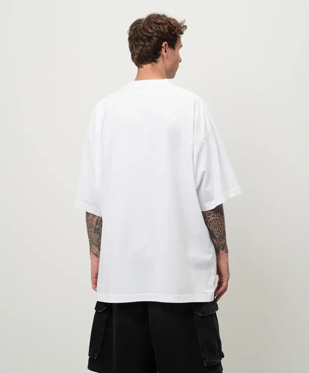 Vetements White t-shirt with No social media print