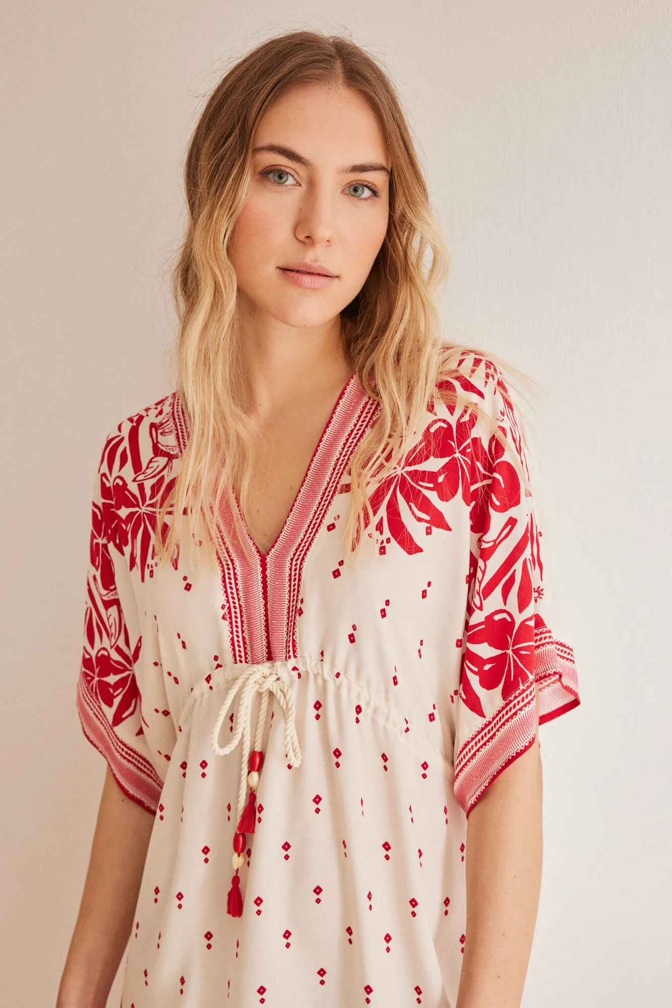 Women'secret Camisola playa estampado floral