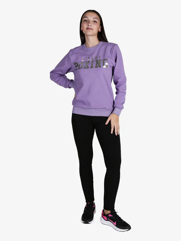 Xtreme Boxing Sudadera deportiva de mujer con cuello redondo